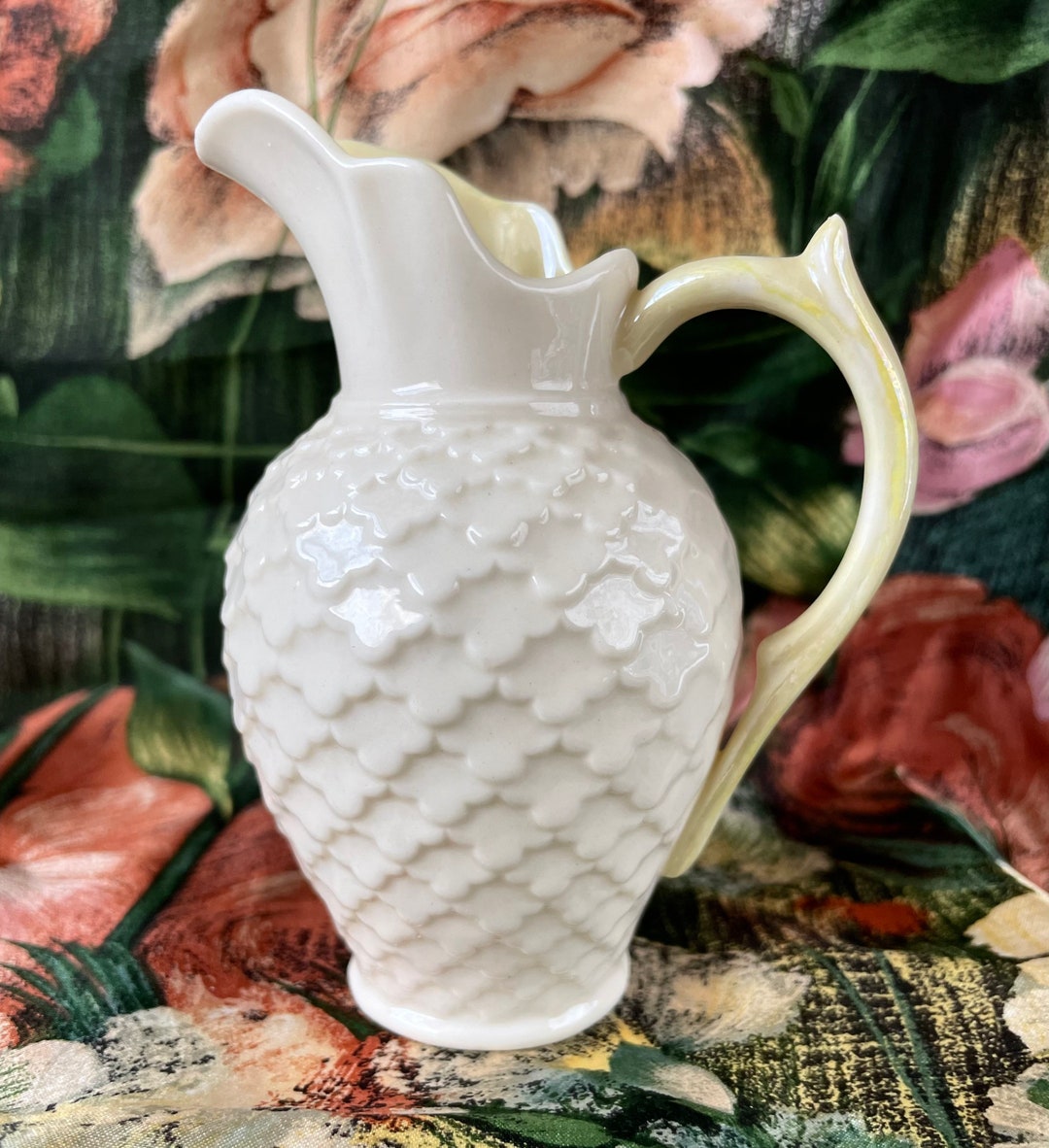 Lovely Belleek rathmore Creamer Pitcher, Porcelain, Parian China