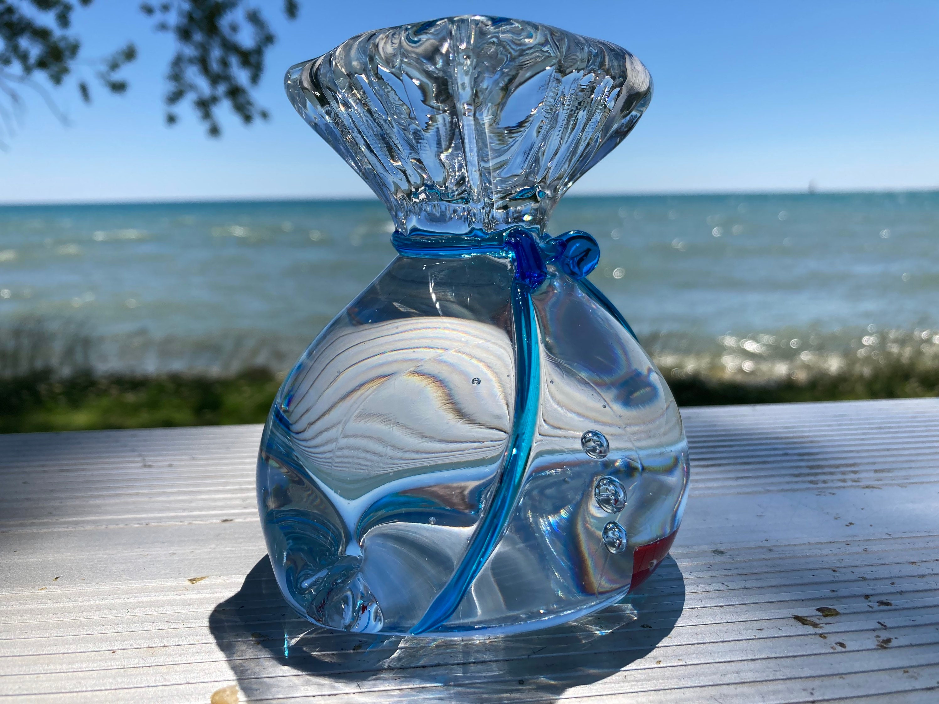 Murano or Murano style goldfish in a bag glass Etsy