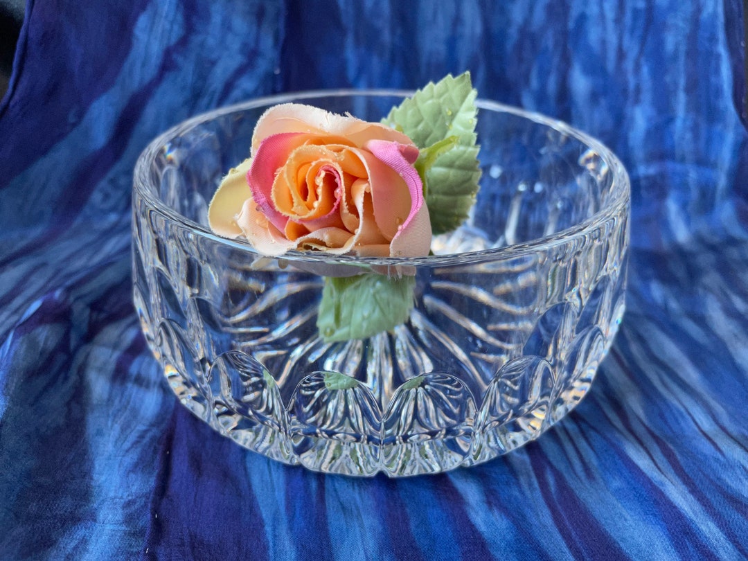 Vintage Gorham Crystal kingsbury Bowl, Candy Dish, Glass Art ...