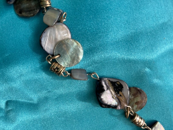 Lovely extra long single strand statement necklac… - image 7