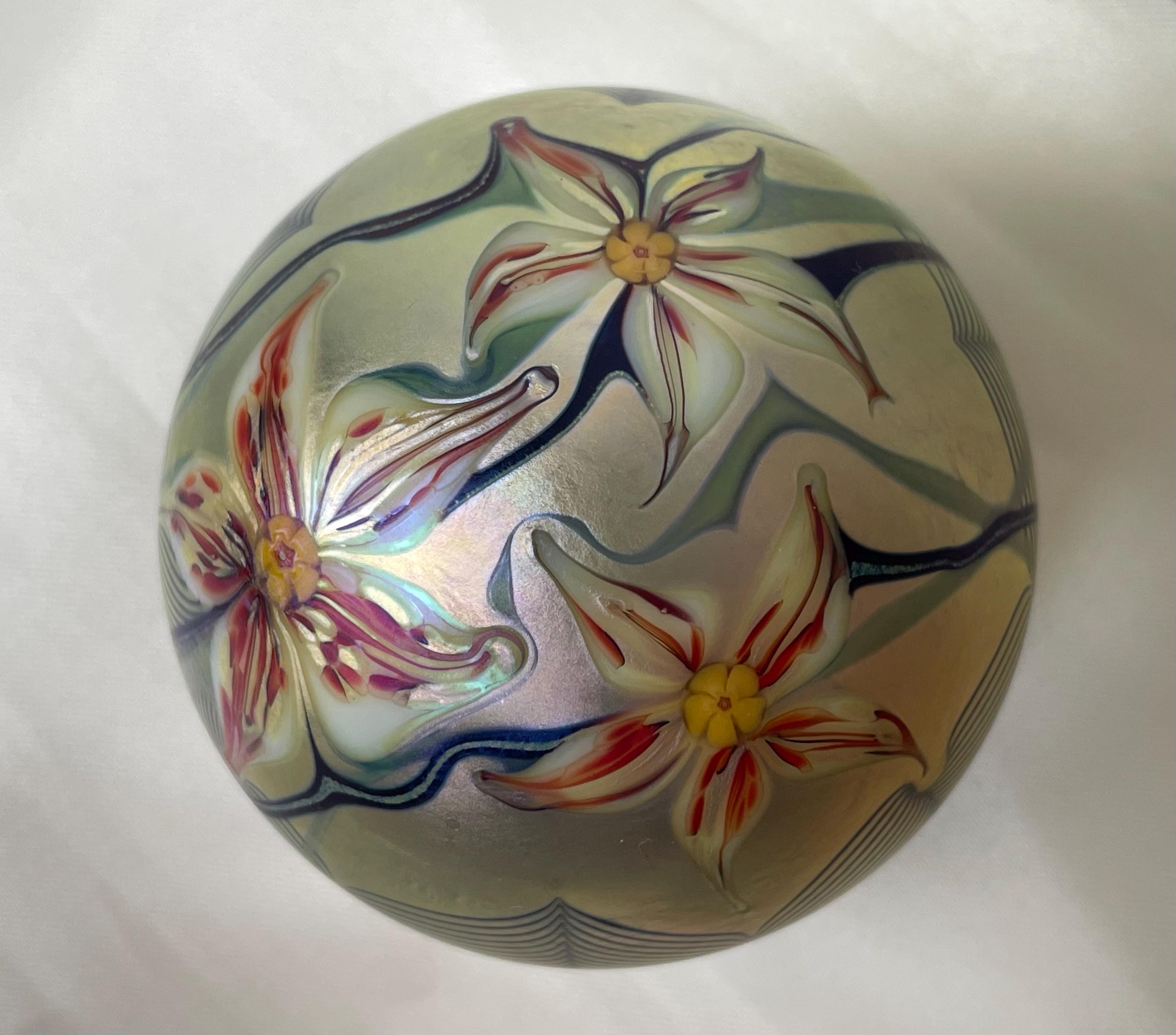 信頼】 アメリカOrient & Flume Art Glass フラワーベース 希少