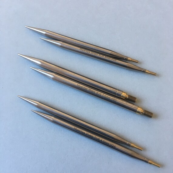 Steel Knitting Needles 23cm Size US 9 HiyaHiya Circular 9-inch . 5.5mm