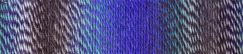Color 1511 Submarine Self Striping Multicolor Fingering weight Knitting Yarn Schoppel Crazy Zauberball