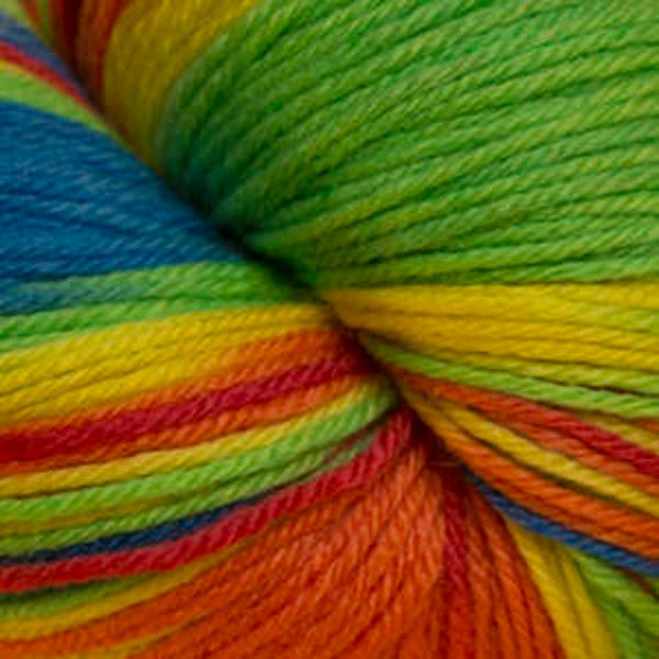 Cascade Yarns Heritage 150 Multis - couleur 109 Circus, Laine mérinos super douce Fil à tricoter