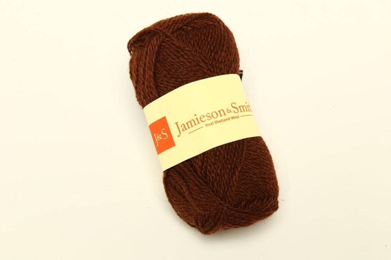 Jamieson /& Smith Shetland Wool Heritage Natural Wool undyed lambswool knitting yarn light fingering sock yarn 2ply 25g ball