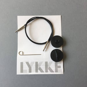 LYKKE 交換可能なコードで16インチ/40 cm、20インチ/50 cm、24インチ/60 cm、40インチ/100 cm、47インチ/117.5 cm、60インチ/150 cm