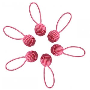 HiyaHiya Yarn Ball Stitch Markers - Pack of 6, Knitting Accessories, Knitting markers, Gift for Knitter