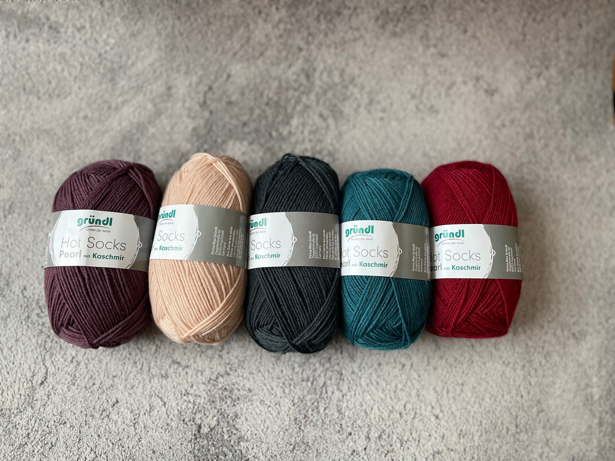 Gründl 50 G Cotton Quick Print Cotton Summer Wool Yarn Crochet Knitting 16  Colors 