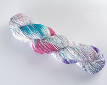 Rellana Garne Flotte Socke Farbklexx yarn Hand dyed Knitting yarn New wool superwash Merino extrafine Soft Fingering weight 4fold Sock yarn