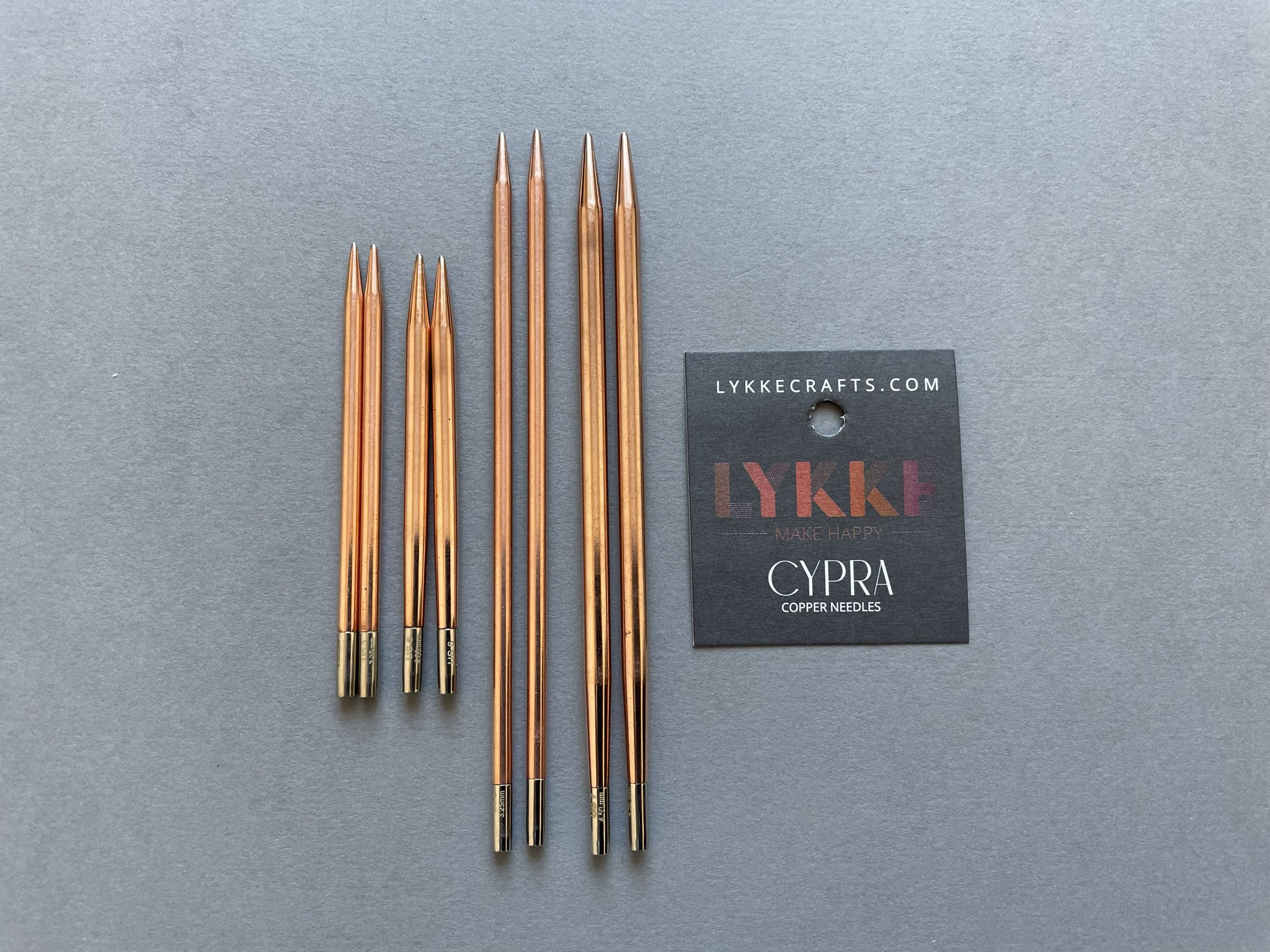 LYKKE - Colour Interchangeable Needle Tips - 3.5 - Yarn Worx