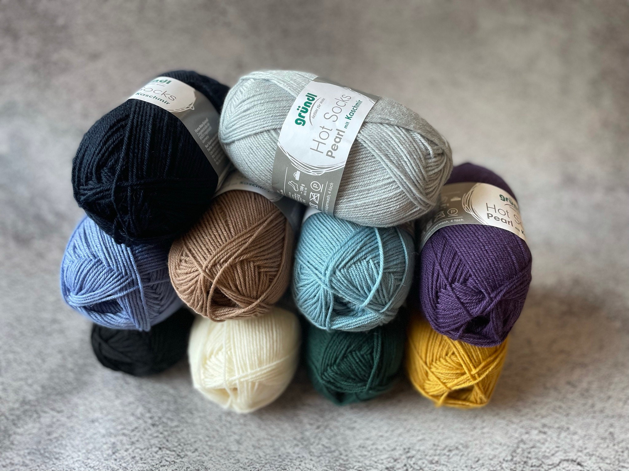 Gründl 50 G Cotton Quick Print Cotton Summer Wool Yarn Crochet Knitting 16  Colors 