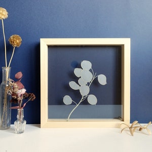 Lunaria Annua paper cut, Honesty plant wall decor, delicate botanical wall decor, botanical lover gift