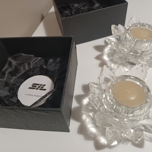 Lotus flower candle holders