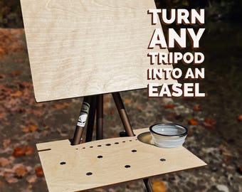 Lightweight Watercolor Plein Air Easel For Any Tripod