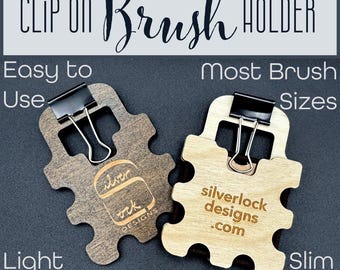 Clip On Brush Holder