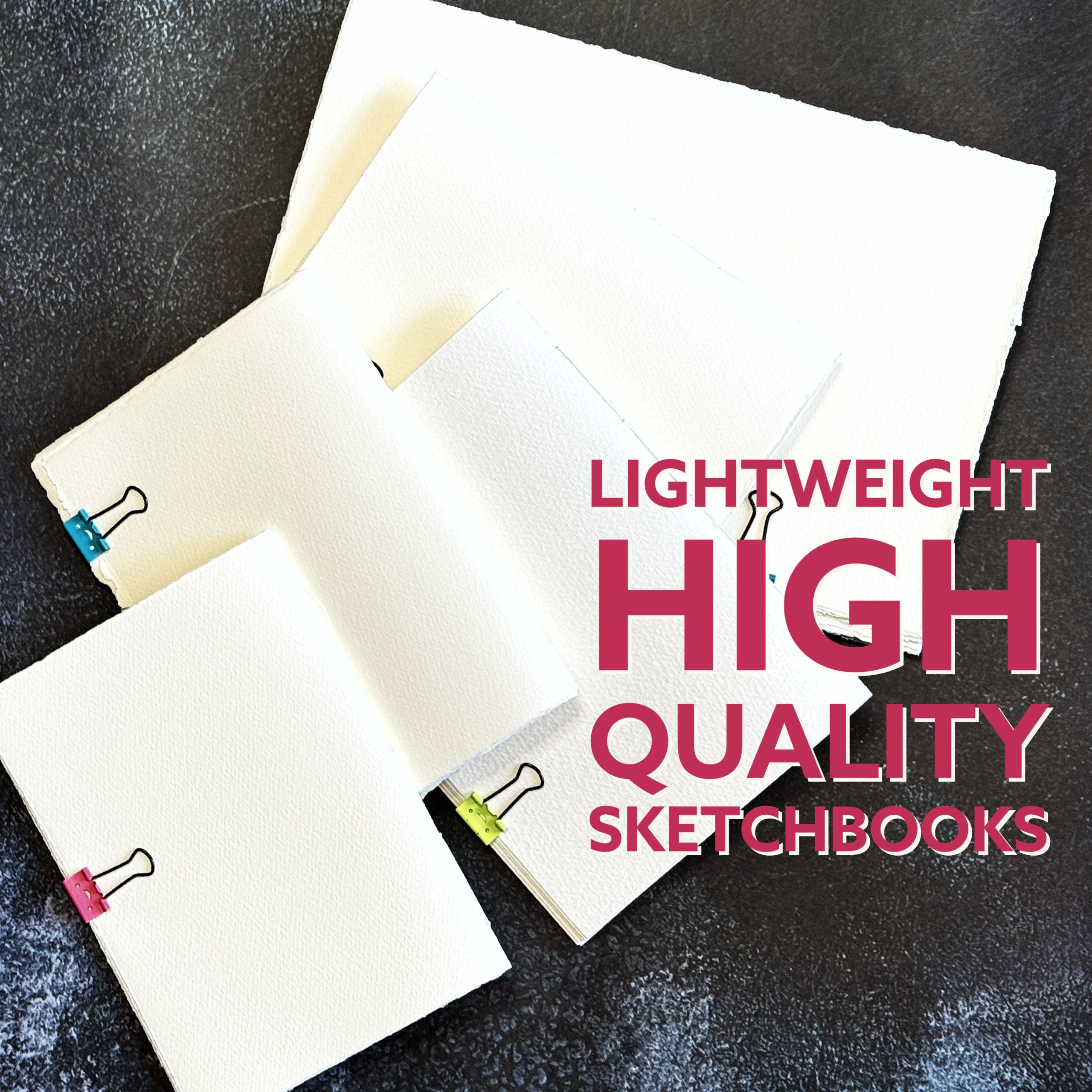 Sakura Sketch / Note Book - 80 pages - 140gsm - Crème White Paper - Various  Size