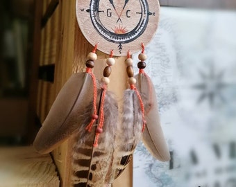 Dream catcher Staying the course, association Nothing but happiness, Dreamcatcher, Boho wall decoration