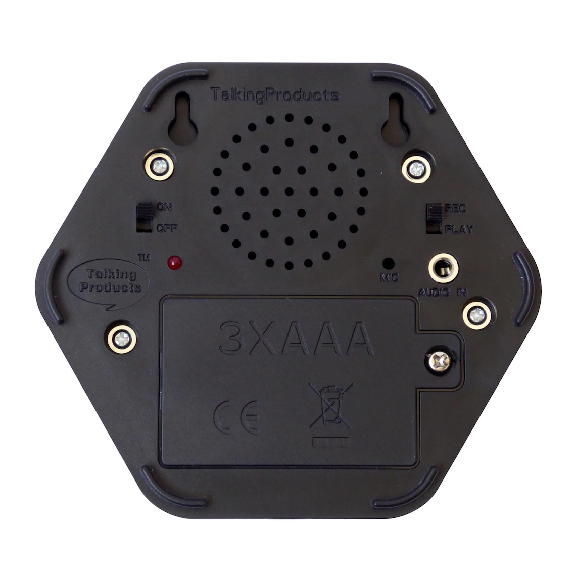 Talking Products Black Talking Tile Voice Recordable Sound Etsy