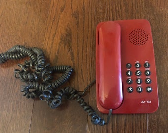 Vintage Jiangmen Red Telephone