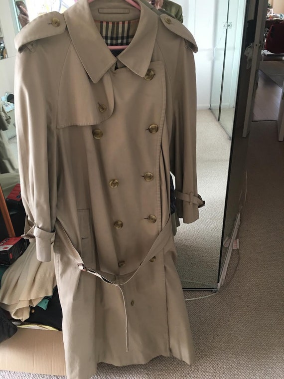 Burberry trench coat vintage for cheap sale
