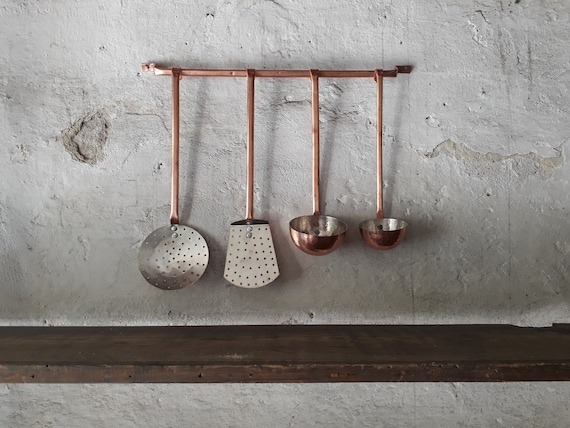 Utensils Holder Kitchen Decor Kitchen Tools Copper Things Etsy
