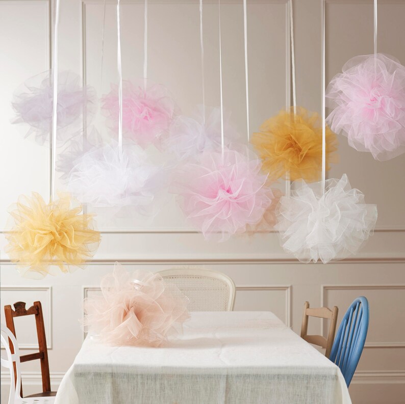 Pastel Hanging Wedding Decoration Etsy