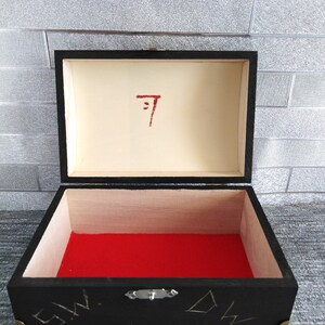 The Family Business Supernatural Inspired keepsake Box. Saving people and hunting things. Angel, Sam and Dean, pentagram, cain image 6