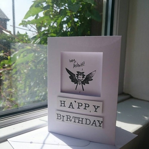 Angel Birthday Card. Supernatural, spn, winchester, special occasion, anniversary, father's day card, mother's day, valentines day.