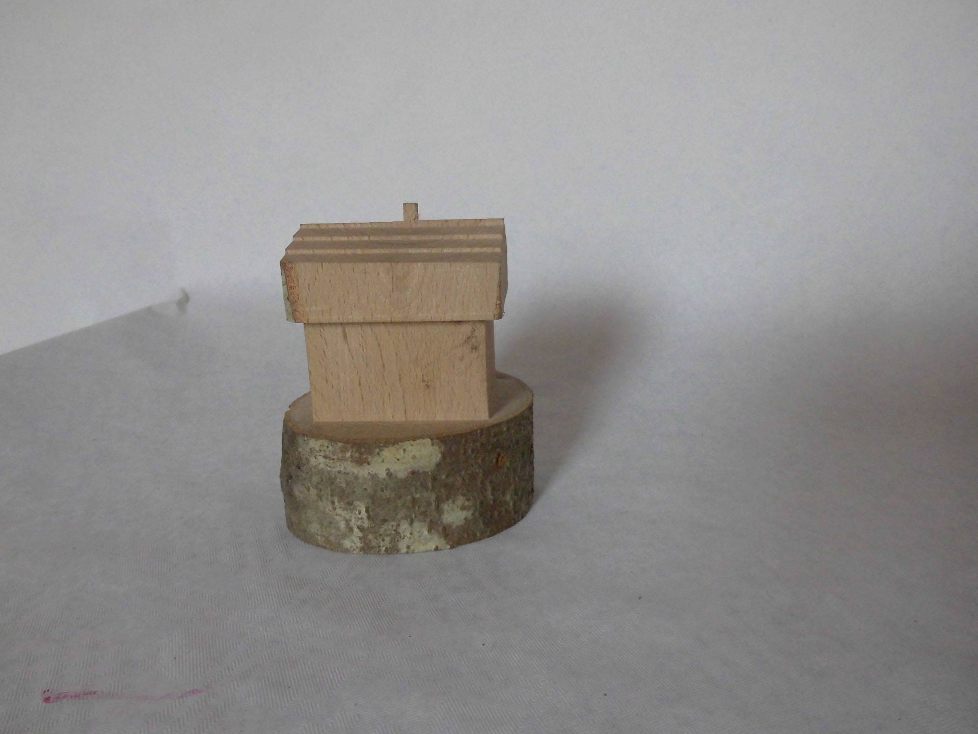 Boîte à Bijoux Chalet Unique en Bois Massif