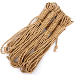 Amatsunawa - lina jutowa - shibari - kibaku - lina naturalna - lina do shibari - lina do kubaku - lina naturalna - zwój 8 metrów - Free JBO