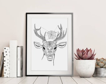Elephant & Deer Postcard Set