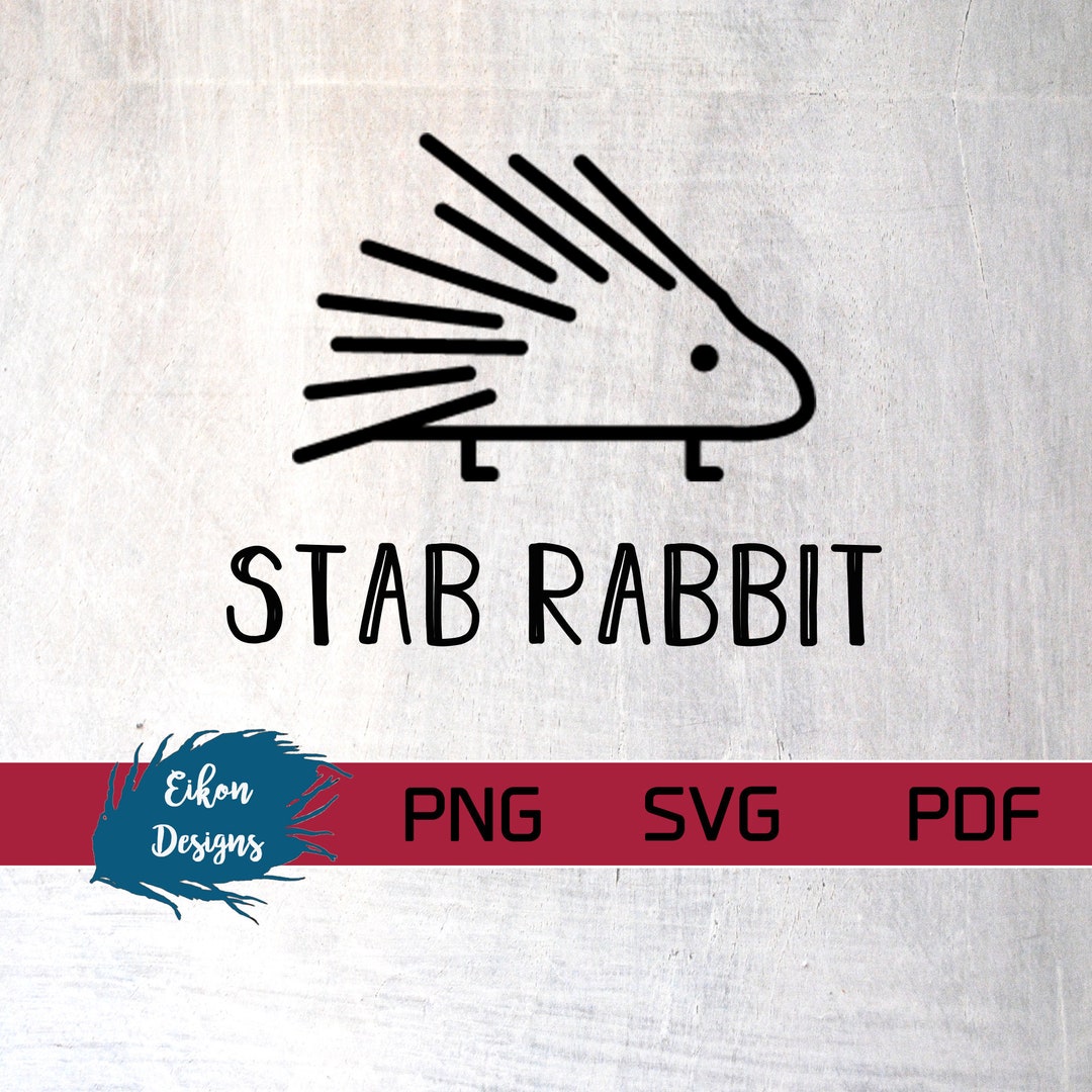 Stab Rabbit Stab Rabbit, Porcupine, SVG - Etsy