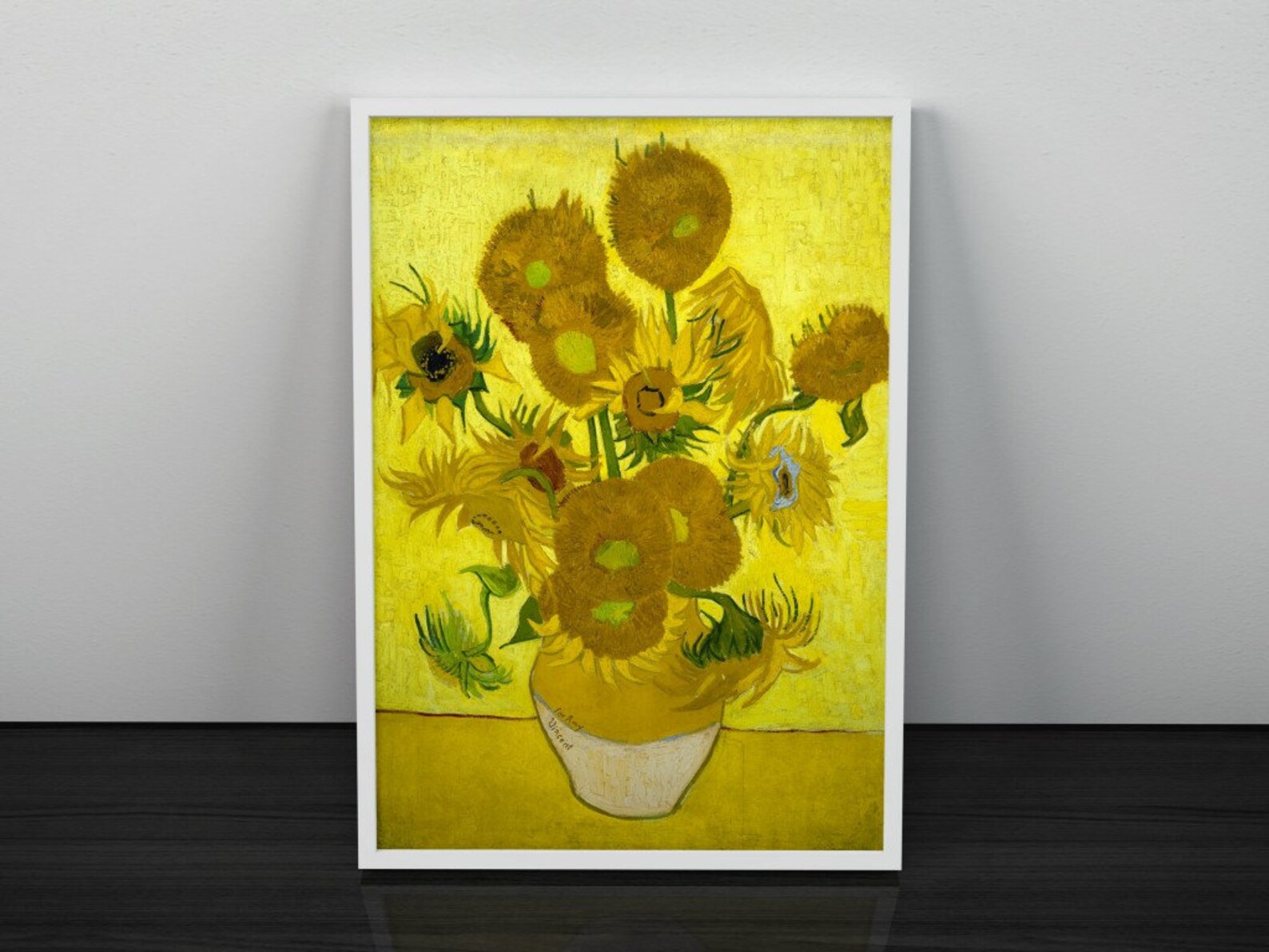 Doctor Who For Amy Van Gogh Sunflowers Art Print Etsy