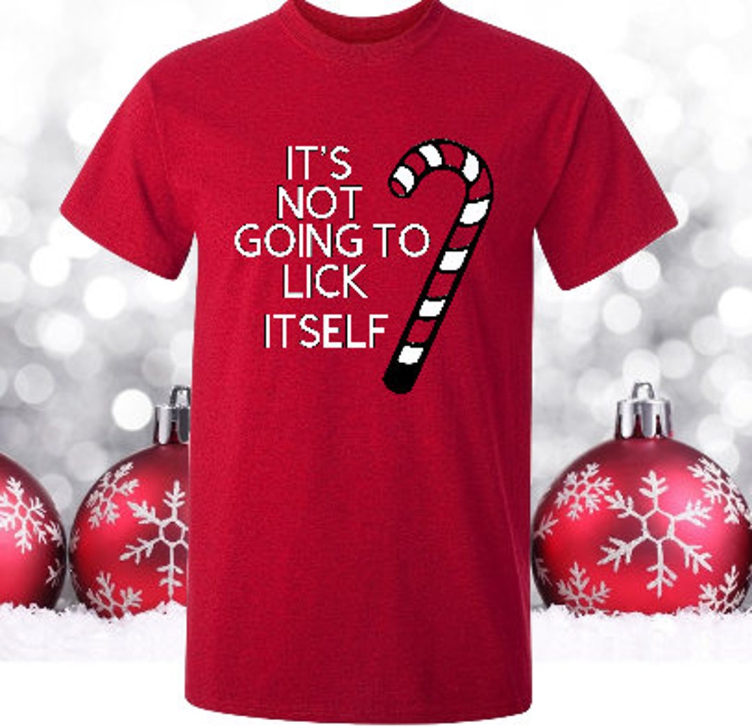 Mens Funny Christmas Shirt Candy Cane Funny Christmas Shirt Etsy