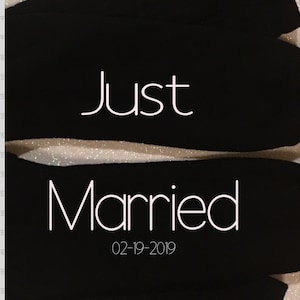 Just Married socks, novelty socks, Mrs socks, Mr socks, groom gift, unisex socks, wedding, anniversary gift, personalized socks