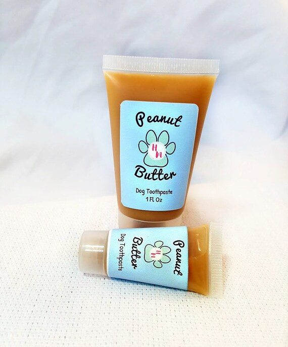 Natural dog toothpaste peanut butter flavor 1 Fl Oz tube Etsy
