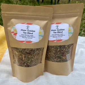 PMS & Menstrual Relief Loose Leaf Tea | Organic Feminine Care Blend | Natural Support for Cramps and Menstruation | Moon Goddess Tea