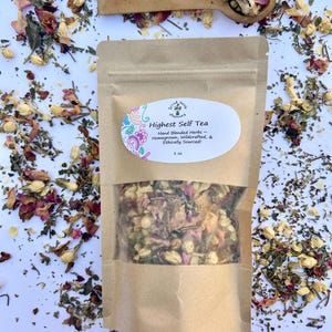 Rose, Cardamom, Tulsi, Jasmine, Gotu Kola, Shatavari & Ashwagandha Loose Leaf Tea: Adaptogen Herbal Blend