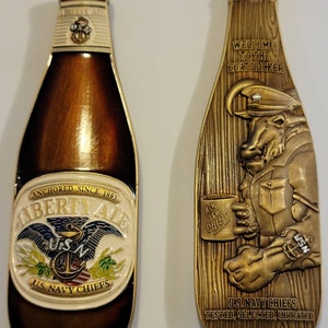 Chief Petty Officer Liberty Ale Challenge Coin CPO SCPO Mcpo 1893 Beer! Since 1893