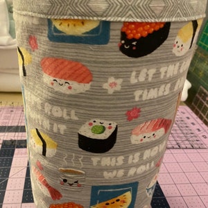 Fabric car trash bag - car litter bag - car trash pouch - litter bag - washable trash bag - fabric trash pouch