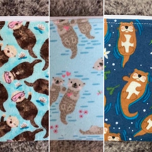 Otters - otter love - otter cool - trousse à fermeture éclair pour la rentrée - trousse à crayons - pochette à fermeture éclair - trousse de maquillage - pochette pour cartes