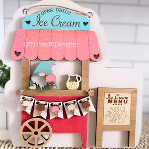 Ice Cream Stand Signs Svg | Summer Door Signs | Summer Door Hans Svg | Front Door Summer Signs Svg | Ice Cream Door Hangs Svg | Ice Cream |