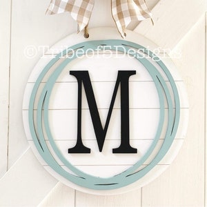 Initial Door Hanger Svg | Last Name Door Sign Svg | Personalized Door Signs Svg | Front Door Signs Svg | Front Door Hangers Svg |