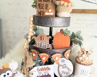 Thanksgiving Tiered Tray svg | Thanksgiving Signs svg | Gobble till you Wobble svg | Pumpkin Pie Tiered Tray svg | Holiday Tiered Tray svg |