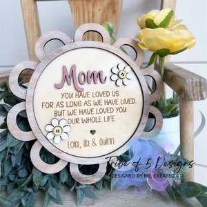 Personalized Mom Signs Svg | Personalized Mother's Day Signs Svg | Mom Signs Svgs | Mom Shelf Sitters Svgs | Mother Signs Svgs |