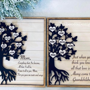 Family Tree Signs Svg | Family Tree Svg | Family Signs Svg | Glowforge Files | Laser Ready Files | Laser Signs | Laser Svg | Glowforge Svg |
