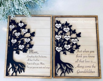 Family Tree Signs Svg | Family Tree Svg | Family Signs Svg | Glowforge Files | Laser Ready Files | Laser Signs | Laser Svg | Glowforge Svg |