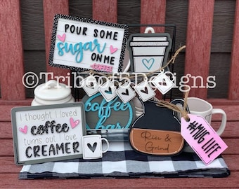 Coffee Tiered Tray svg / Coffee Tier Tray svg / Coffee Signs svg / Coffee Tier Tray décor / Tiered Tray svgs / Tier Tray svg / Kitchen svgs