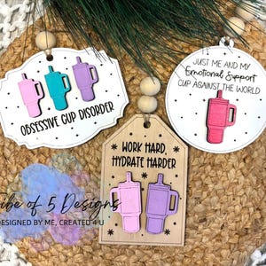 Enfeites de Natal Engraçados Svg | Transtorno Obsessivo de Copos Svg | Enfeites Engraçados Svg | Enfeites de Laser Svg | Enfeites Glowforge SVg | Laser Svg