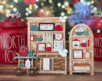 Hot Cocoa Hutch Shelf Sitter Svg | Hutch Shelf Sitter Files Svg | Hot Cocoa Signs Svg | Hot Cocoa Shelf Sitter Svg | Winter Hutch Files Svg